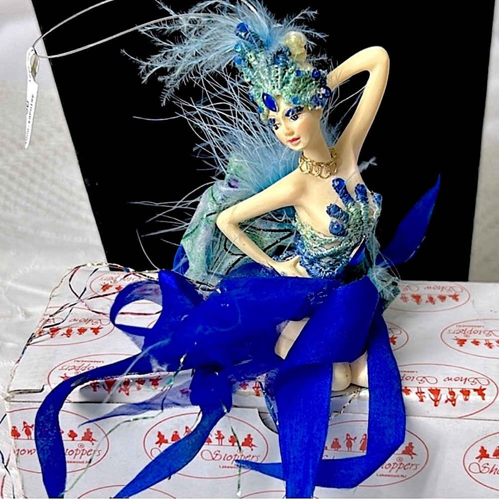 🖤Florence Maranuk Collection SAPHIRE Fairy Doll Figurine Ornament IN BOX